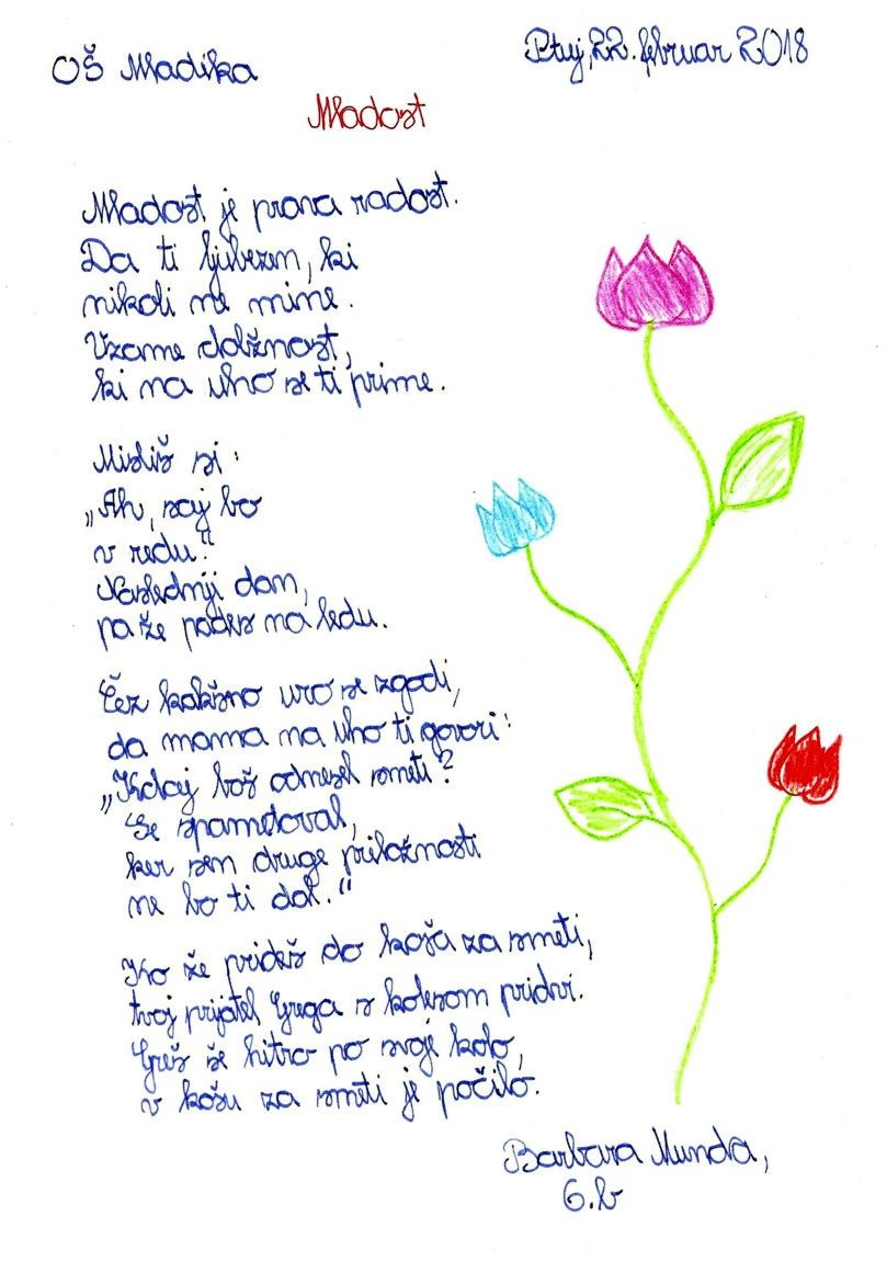 Barbara Munda 6b pesem